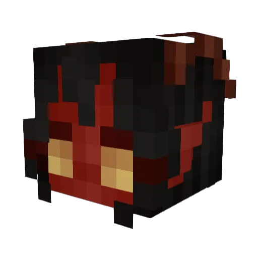 Envyyus Minecraft avatar head, 3D render