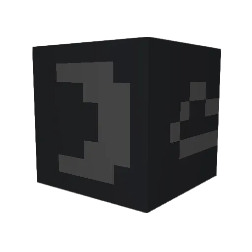 Enyanyanyan Minecraft avatar head, 3D render
