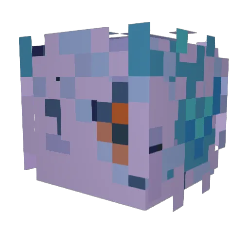 Enyarix Minecraft avatar head, 3D render