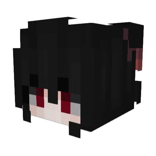 Enyo_X Minecraft avatar head, 3D render