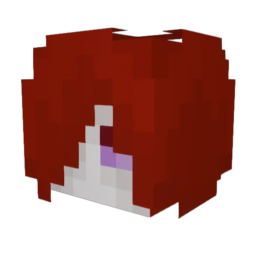 EnzoBang Minecraft avatar head, 3D render
