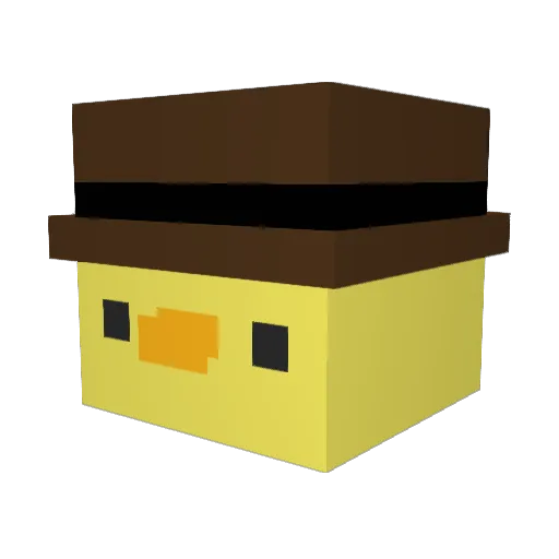 EnzoGhtM Minecraft avatar head, 3D render
