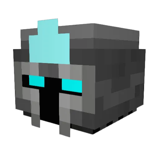 EnzoOL Minecraft avatar head, 3D render