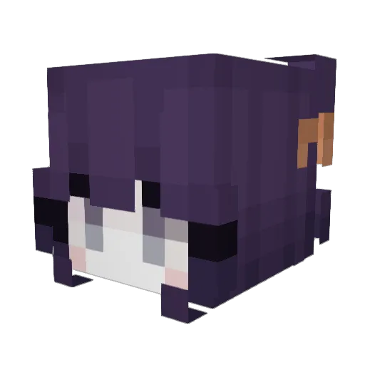 Enzoyko Minecraft avatar head, 3D render
