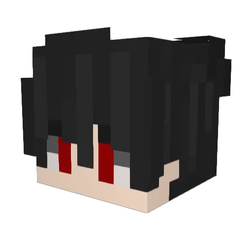 EoAlexZ Minecraft avatar head, 3D render