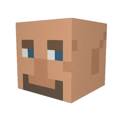 EoH_Kouro Minecraft avatar head, 3D render