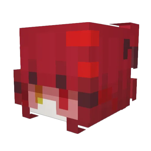 EoReddo Minecraft avatar head, 3D render