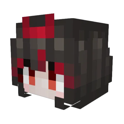 Eoepx Minecraft avatar head, 3D render