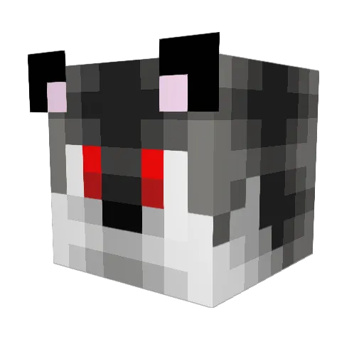 Eojin Minecraft avatar head, 3D render