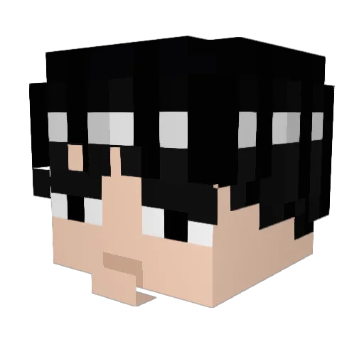Eoliths Minecraft avatar head, 3D render