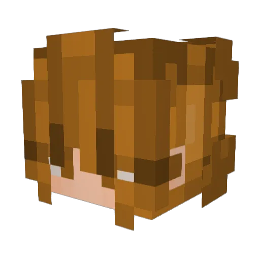 EonVale Minecraft avatar head, 3D render