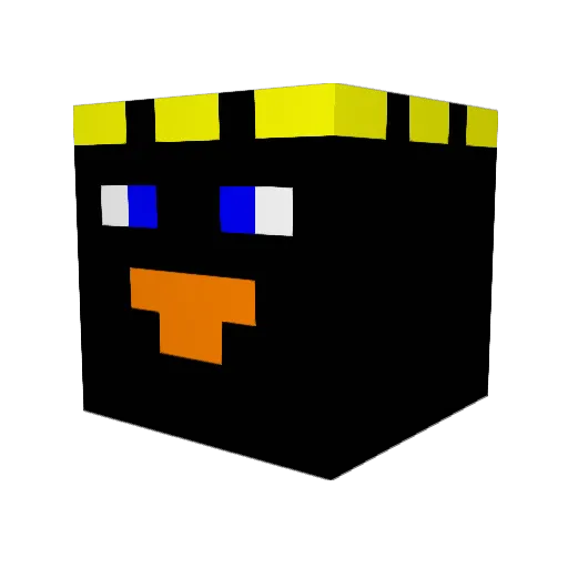 Eonom Minecraft avatar head, 3D render