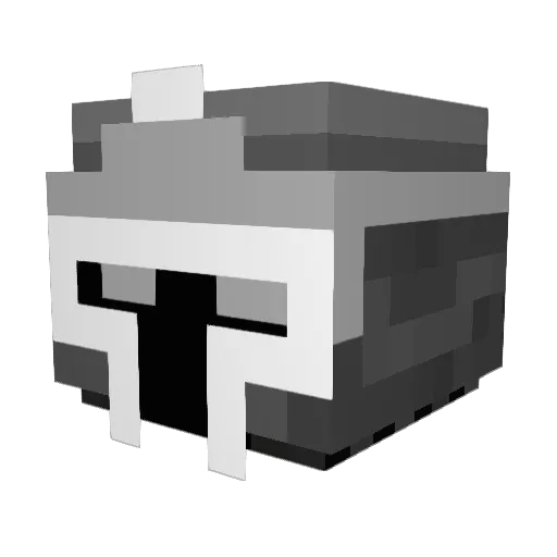 Eorath Minecraft avatar head, 3D render