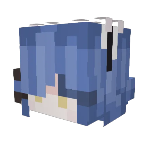 Eorrik Minecraft avatar head, 3D render