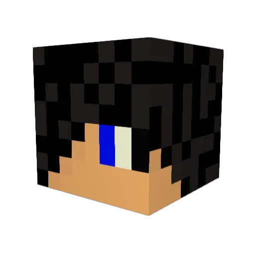 Eosol Minecraft avatar head, 3D render