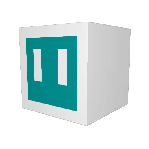 Eosyl Minecraft avatar head, 3D render