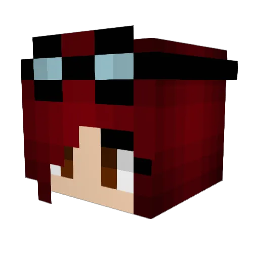 EowynOfGallifrey Minecraft avatar head, 3D render