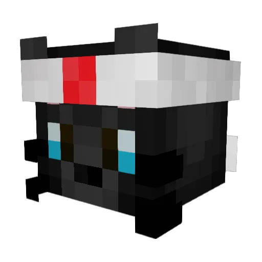 Eox_Diversity Minecraft avatar head, 3D render