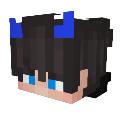 Eozilla13 Minecraft avatar head, 3D render