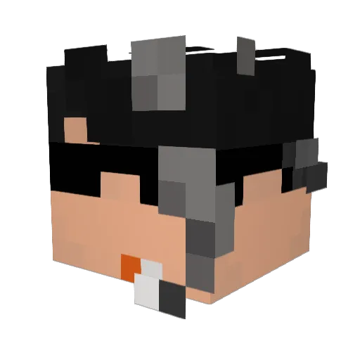 Epa321 Minecraft avatar head, 3D render