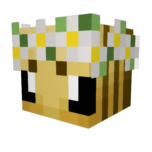 Epagbol Minecraft avatar head, 3D render