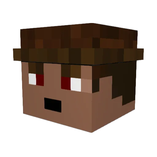 Epajko155 Minecraft avatar head, 3D render
