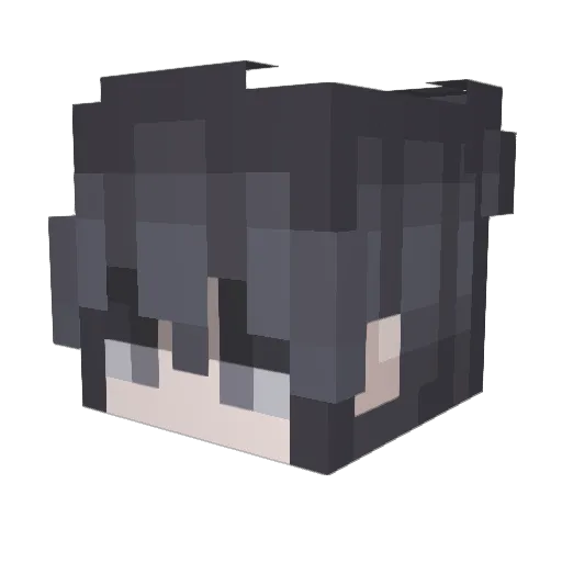 Epexity Minecraft avatar head, 3D render