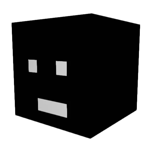 Epfel Minecraft avatar head, 3D render