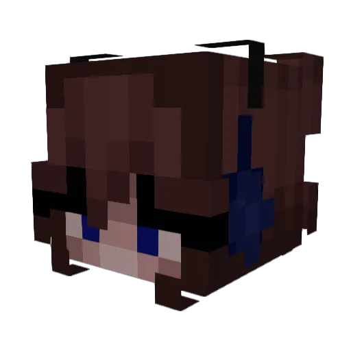 Eph1ne Minecraft avatar head, 3D render