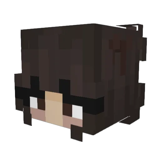 Ephie_Tv Minecraft avatar head, 3D render