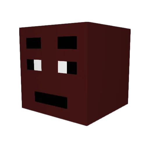 Ephoriondon Minecraft avatar head, 3D render