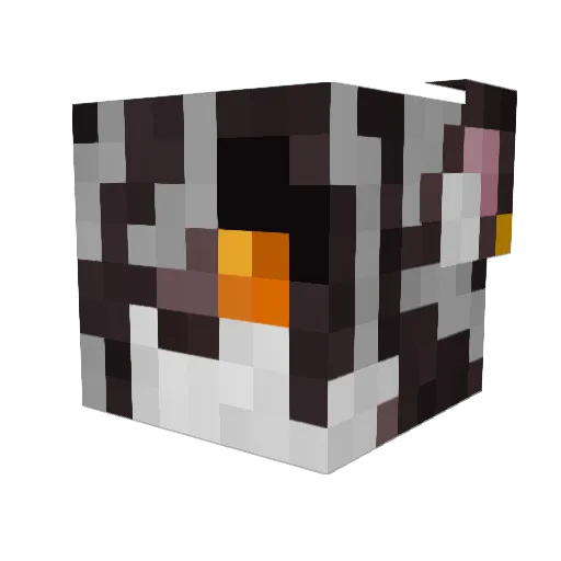 EphrinEpi Minecraft avatar head, 3D render