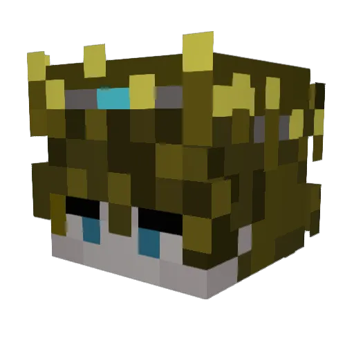 Ephxn Minecraft avatar head, 3D render