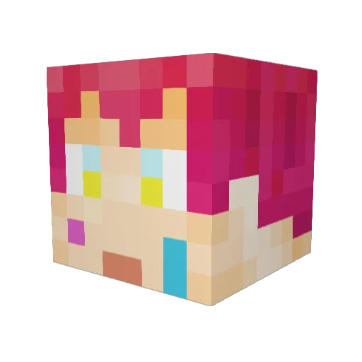 EpiC_FaiI Minecraft avatar head, 3D render