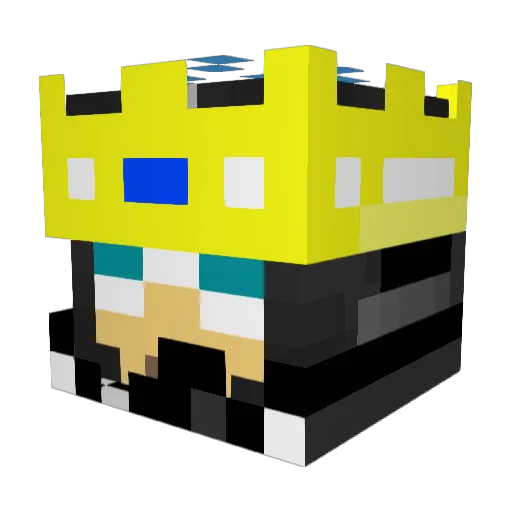 EpiC_WarZ Minecraft avatar head, 3D render
