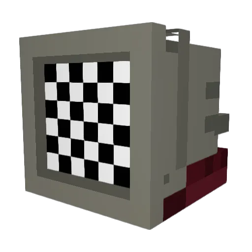 Epiales Minecraft avatar head, 3D render