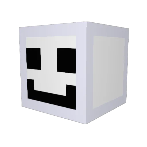 Epic203 Minecraft avatar head, 3D render