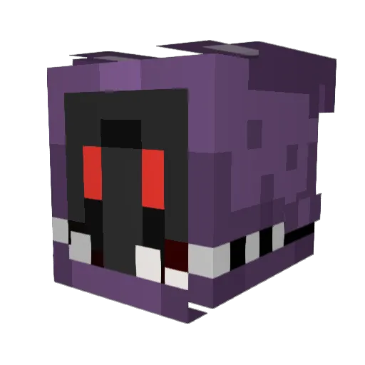 Epic2708 Minecraft avatar head, 3D render
