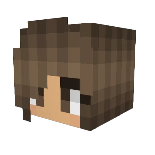 EpicAlexx Minecraft avatar head, 3D render