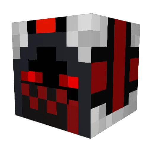 EpicAlphaNinja Minecraft avatar head, 3D render