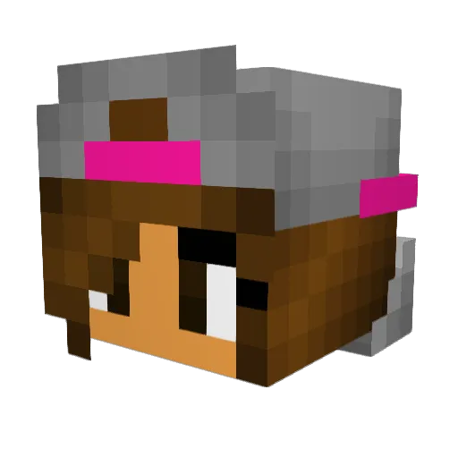 EpicAthlete5 Minecraft avatar head, 3D render