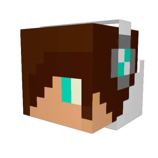 EpicCade05 Minecraft avatar head, 3D render
