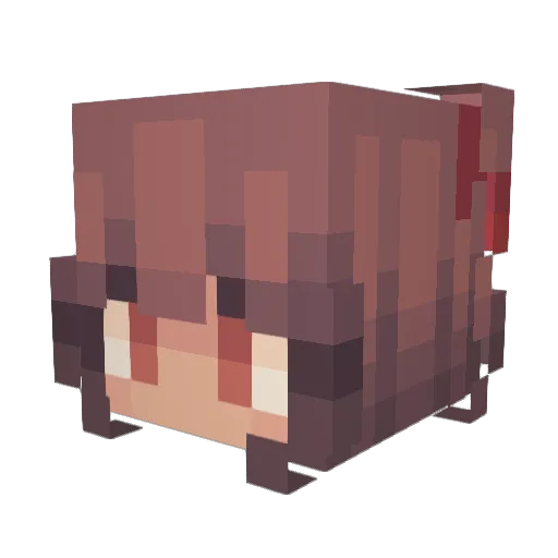 EpicCarrot6432 Minecraft avatar head, 3D render
