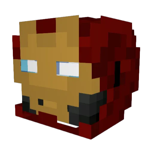 EpicChisi Minecraft avatar head, 3D render