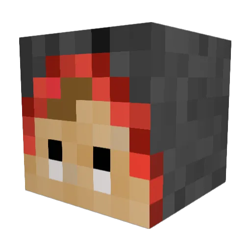 EpicControlYT Minecraft avatar head, 3D render