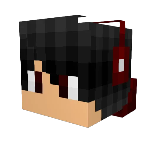 EpicDev Minecraft avatar head, 3D render