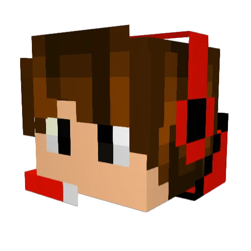 EpicDipic Minecraft avatar head, 3D render