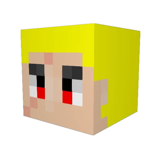 EpicDude50000 Minecraft avatar head, 3D render