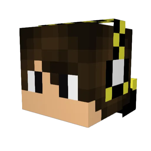 EpicEagle619 Minecraft avatar head, 3D render