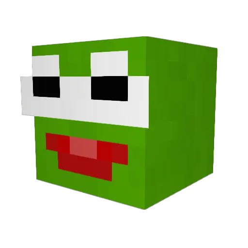 EpicEdPoops Minecraft avatar head, 3D render